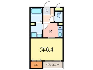 フロ－ラ岡本の物件間取画像